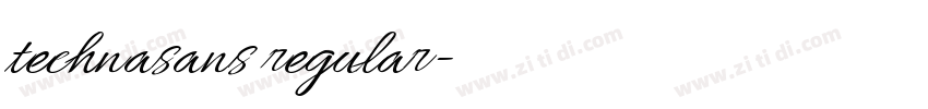 technasans regular字体转换 technasans regular字体转换